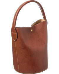 Longchamp Épure Small Leather Bucket Bag