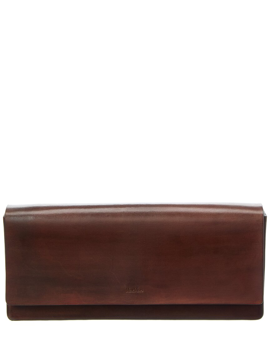 Max Mara Max Mara Leather Clutch (Authentic Pre-Loved)