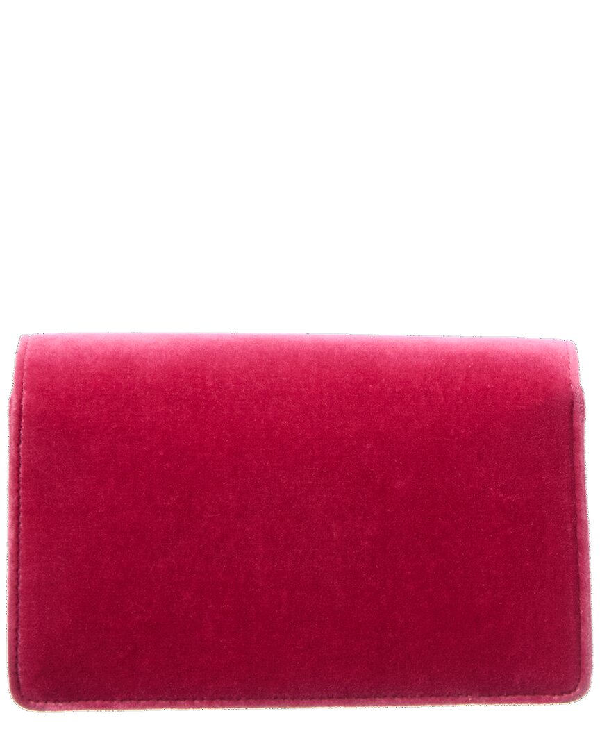 Gucci Square G Velvet Shoulder Bag (Authentic Pre-Loved)