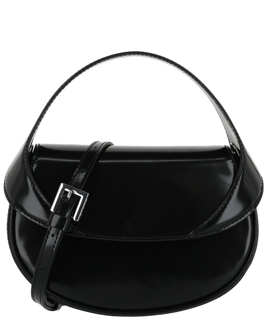 By Far Hari Patent Leather Shoulder Bag