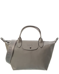 Longchamp Le Pliage Xs Leather Short Handle Handbag