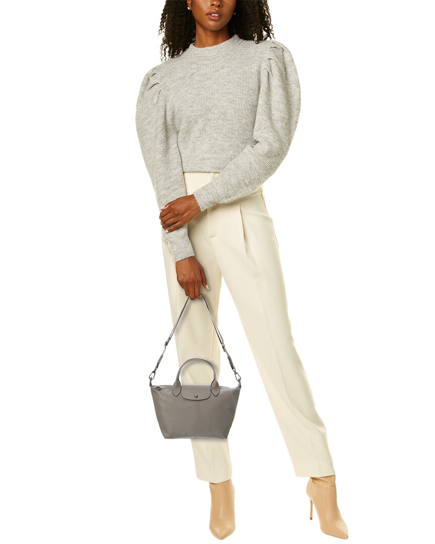 Longchamp Le Pliage Xs Leather Short Handle Handbag
