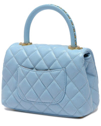 Tiffany & Fred Paris Quilted Leather Messenger Bag