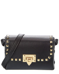 Isabella Rossetti Juliette Studded Leather Shoulder Bag