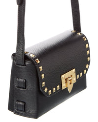 Isabella Rossetti Juliette Studded Leather Shoulder Bag