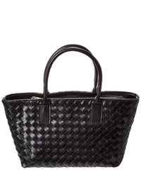 Isabella Rosetti Anya Hand-Woven Leather Satchel