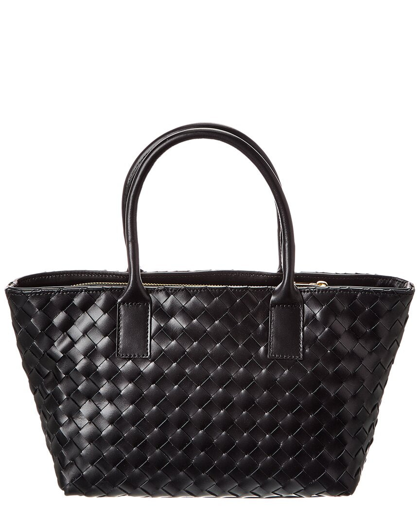 Isabella Rosetti Anya Hand-Woven Leather Satchel