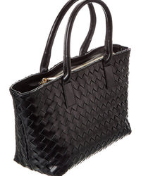 Isabella Rosetti Anya Hand-Woven Leather Satchel