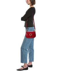 Persaman New York Amber Leather Crossbody