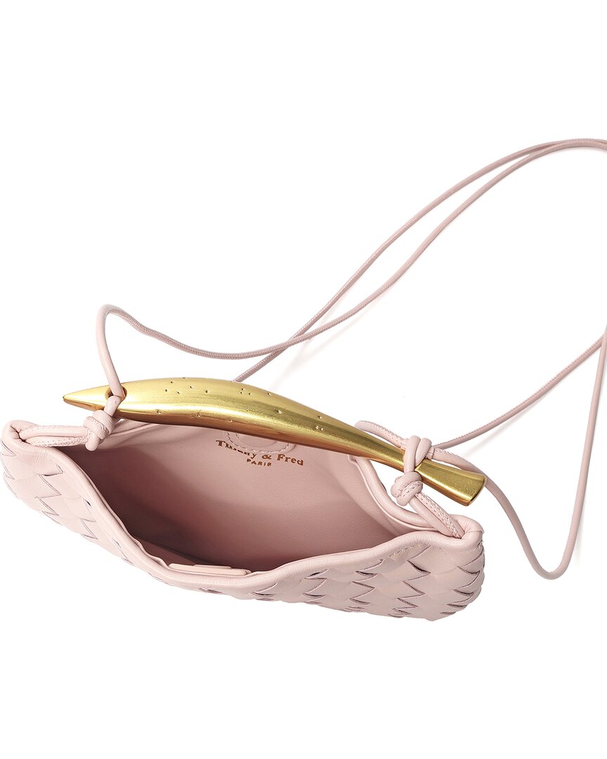 Tiffany & Fred Paris Woven Leather Crossbody