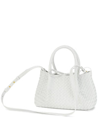 Tiffany & Fred Paris Hand-Woven Leather Tote