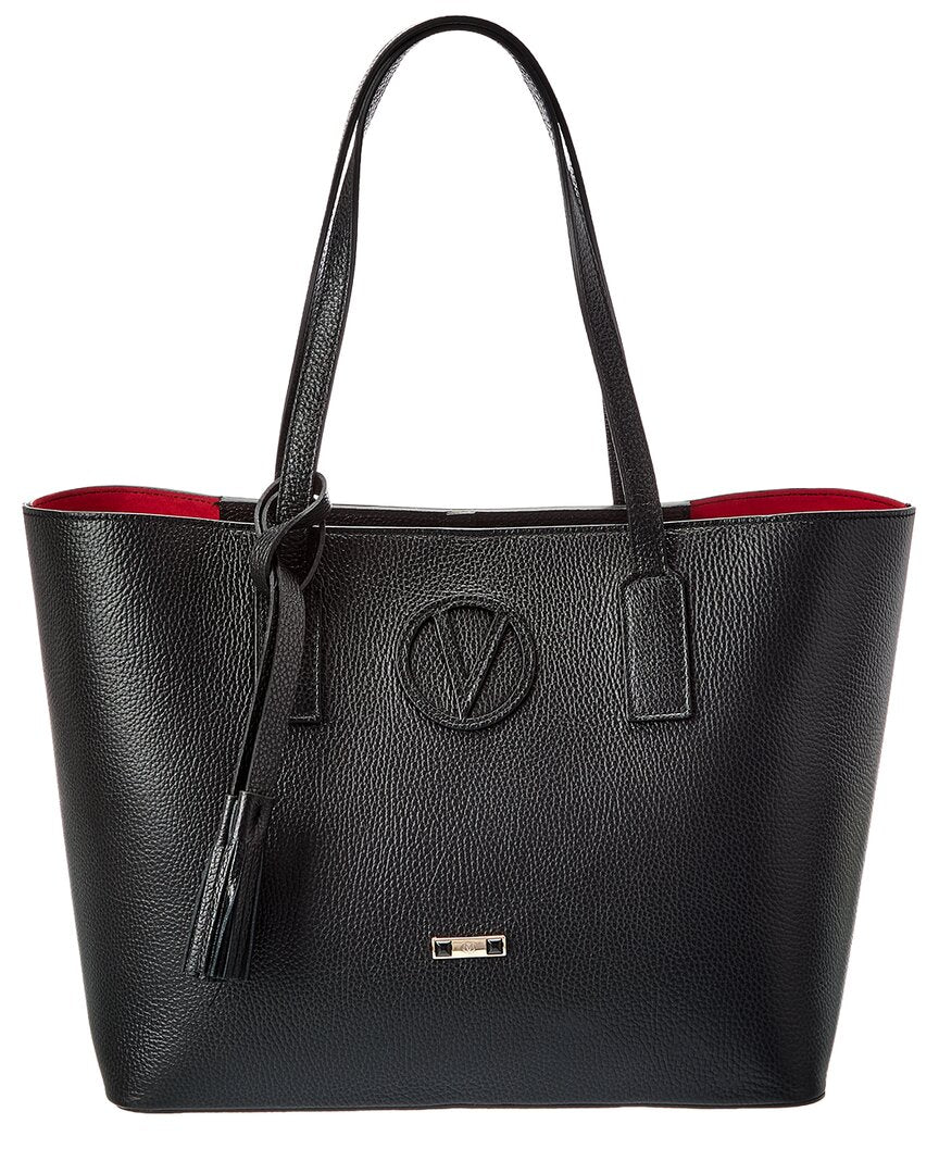 Valentino By Mario Valentino Soho Medallion Leather Tote
