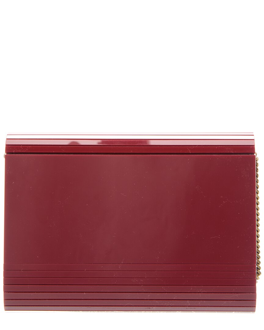 Saint Laurent Vicky Minaudiere Plexiglas Shoulder Bag