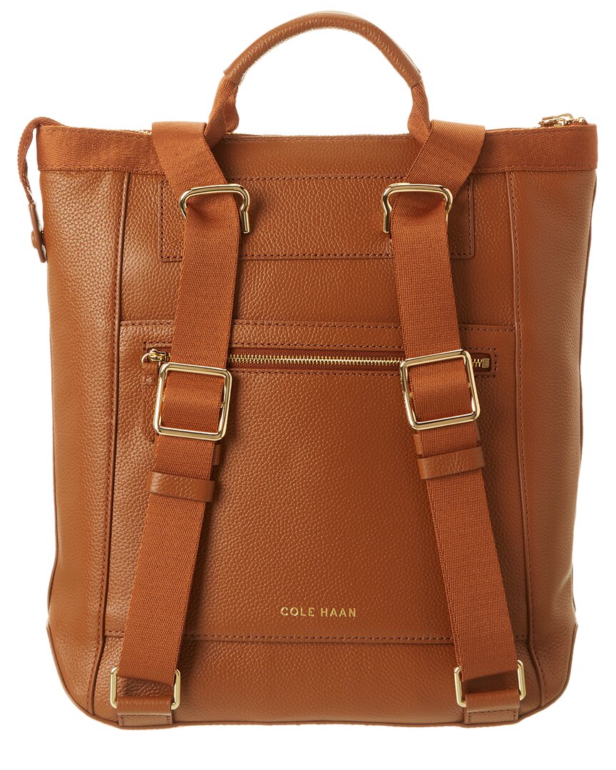 cole haan chocolate leather backpack Women's Davis two side slip pockets Cole Haan Grand Ambition Convertible