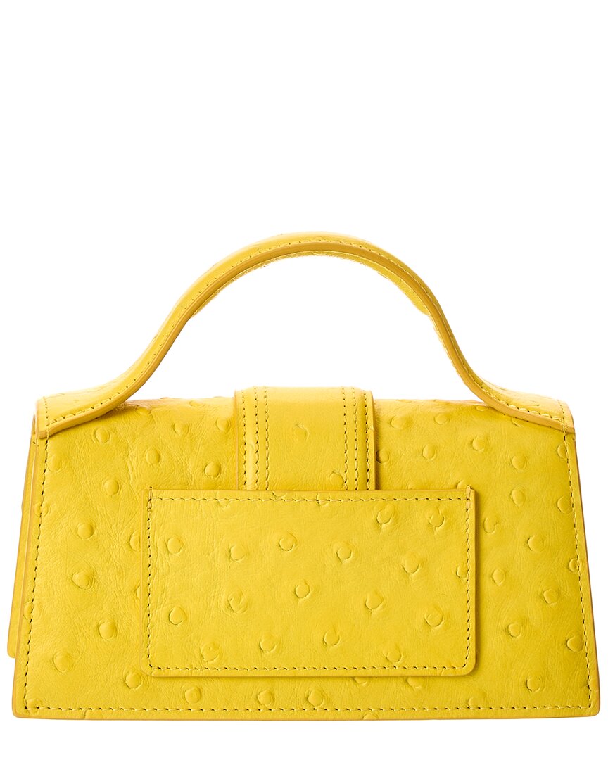 Jacquemus The Bambino Ostrich-Embossed Leather Shoulder Bag