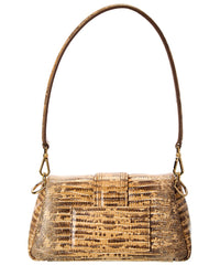 Jacquemus Petit Bambimou Croc-Embossed Leather Shoulder Bag