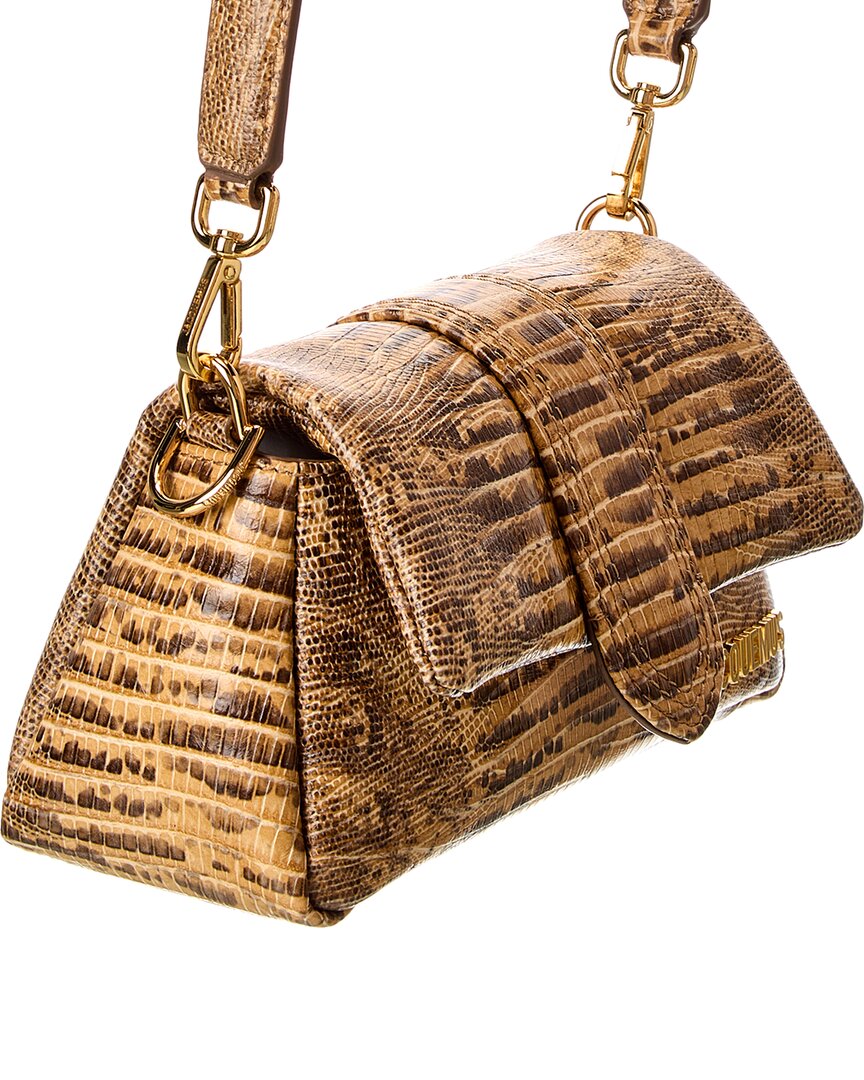 Jacquemus Petit Bambimou Croc-Embossed Leather Shoulder Bag