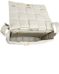 Tiffany & Fred Paris Puffy Leather Messenger Bag