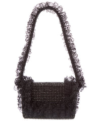 Self-Portrait Crystal Lace Detail Shoulder Bag