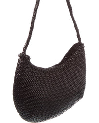 Dragon Diffusion Dragon Diffusion Nova Luna Leather Shoulder Bag, Black