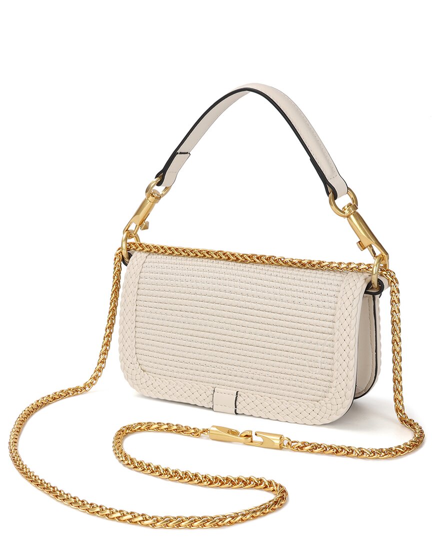 Tiffany & Fred Paris Elegant Braided Leather Crossbody