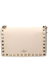 Valentino Valentino Rockstud Grainy Leather Crossbody