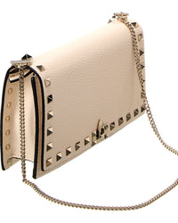 Valentino Valentino Rockstud Grainy Leather Crossbody