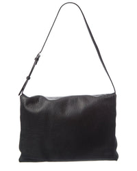 The Row Nan Park Leather Shoulder Bag ONE SIZE Black