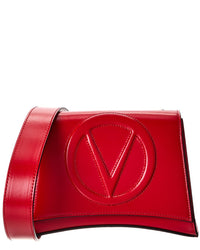 Valentino By Mario Valentino Honey Broderie Leather Shoulder Bag ONE SIZE Red