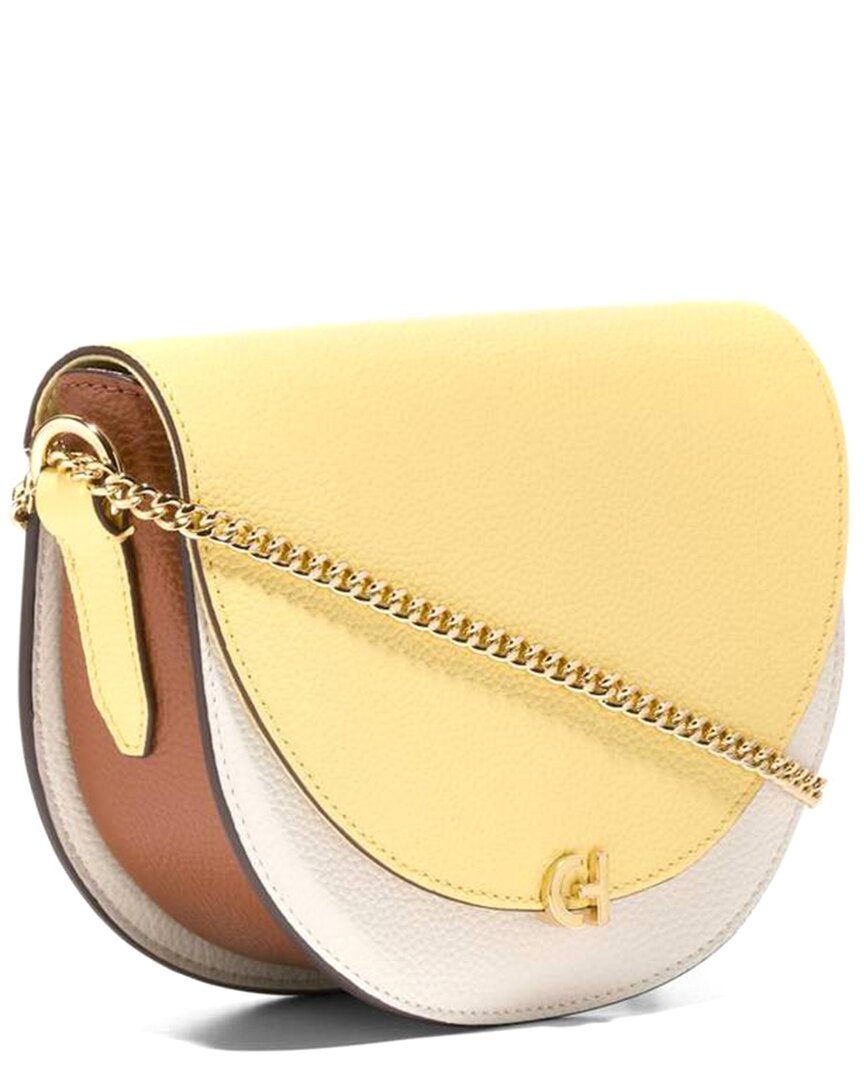 Cole Haan Evie Chain Leather Saddle Bag