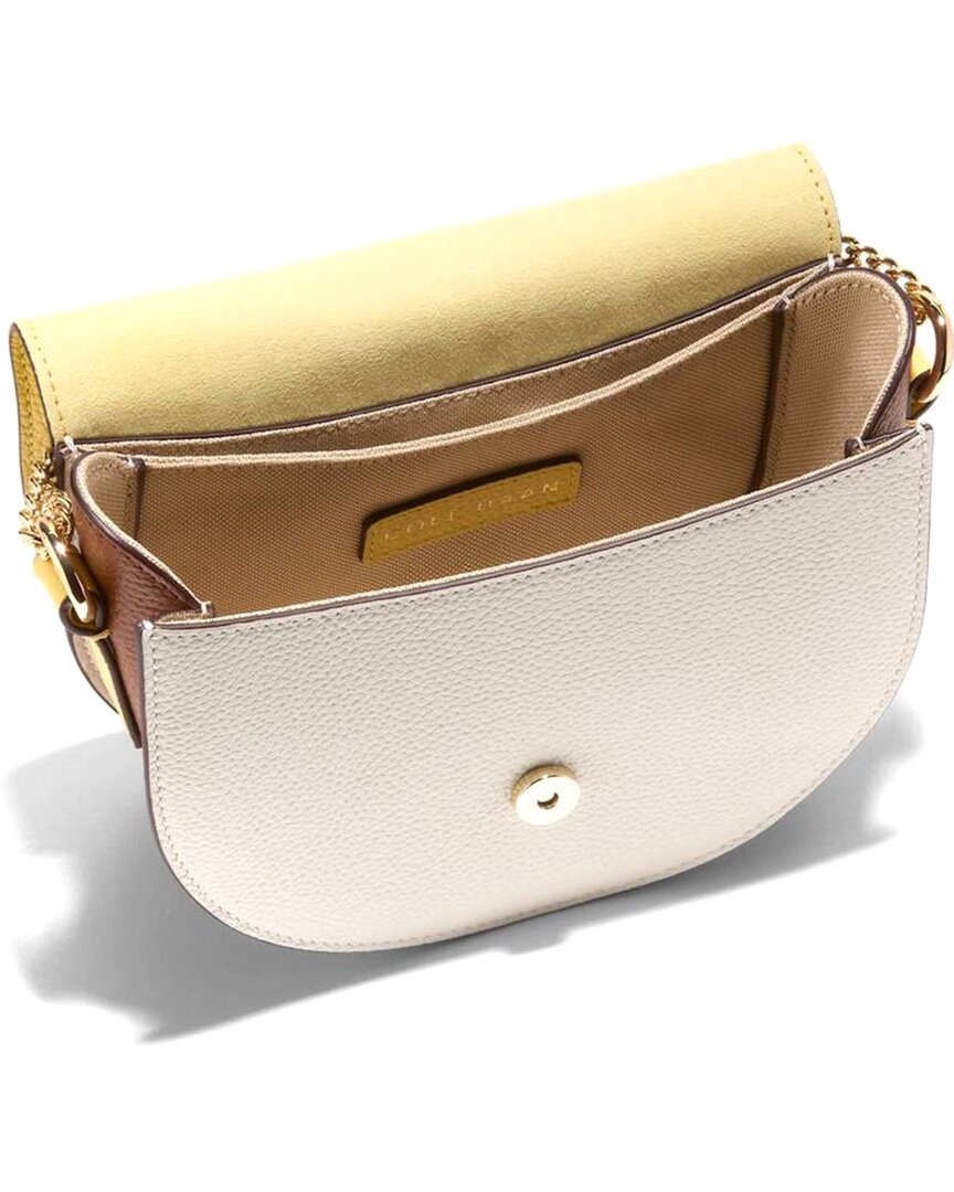 Cole Haan Evie Chain Leather Saddle Bag