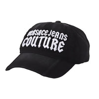 Versace Jeans Couture Black/White Gothic Logo Baseball Cap