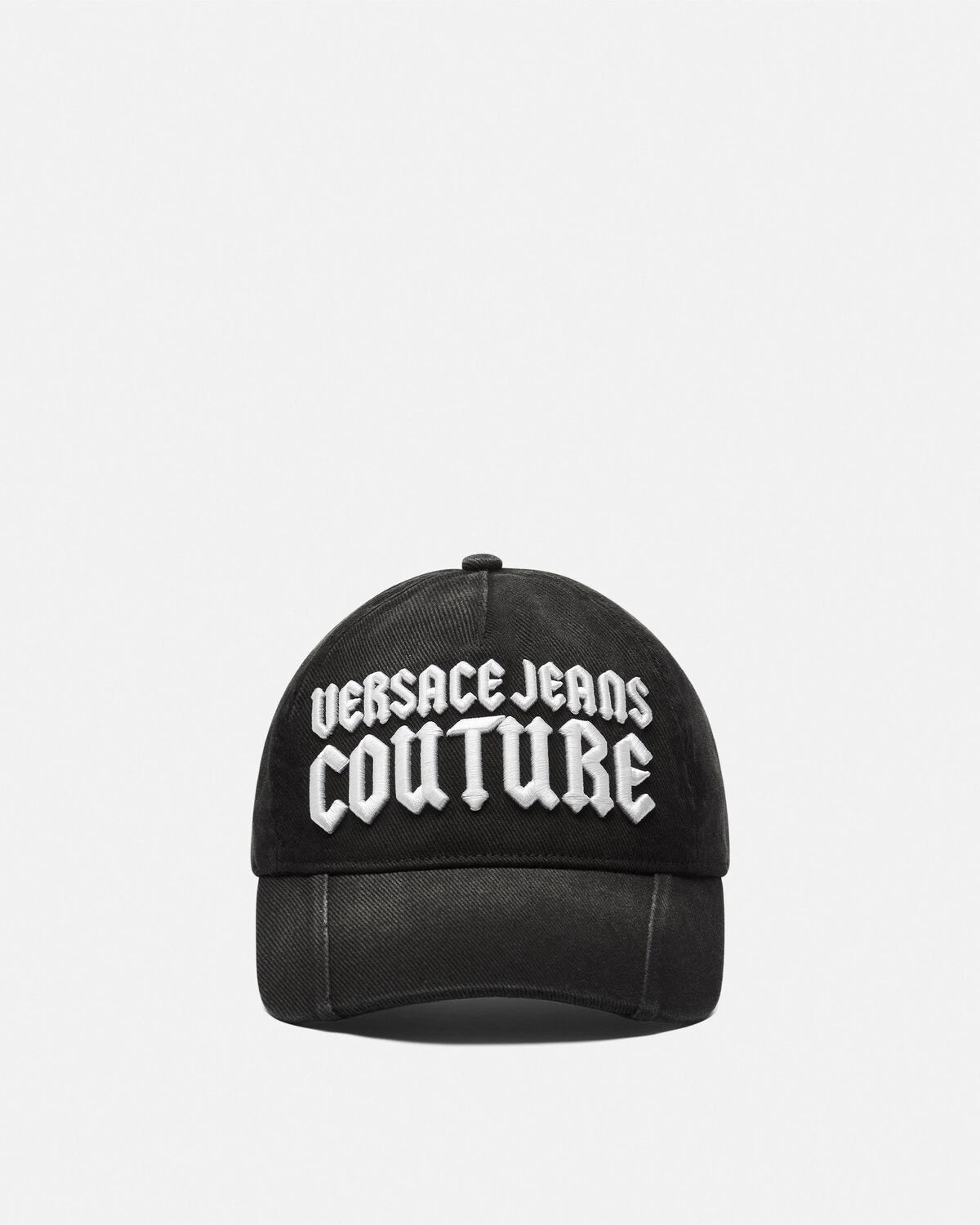 Versace Jeans Couture Black/White Gothic Logo Baseball Cap