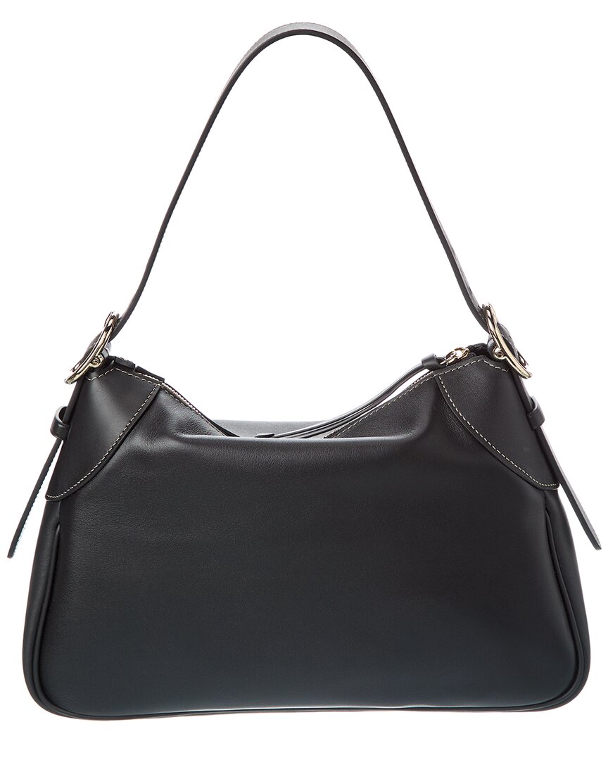 Gucci Gg Emblem Leather Hobo Bag