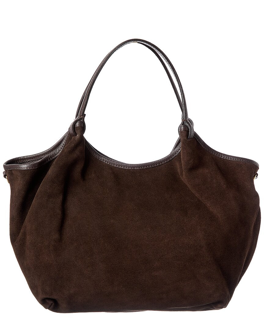 Persaman New York Jade16 Suede Tote
