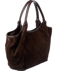 Persaman New York Jade16 Suede Tote