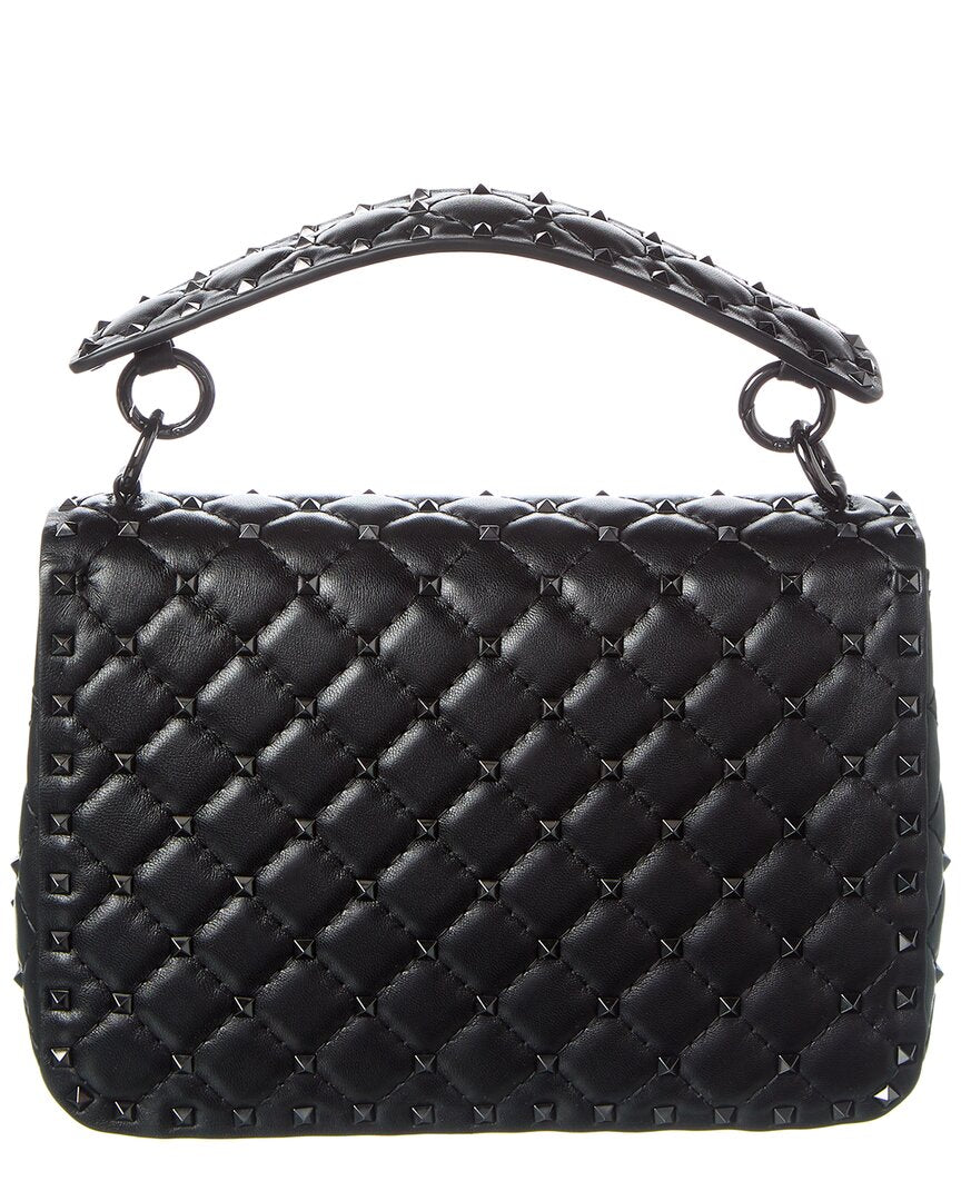 Valentino Rockstud Spike Medium Leather Shoulder Bag