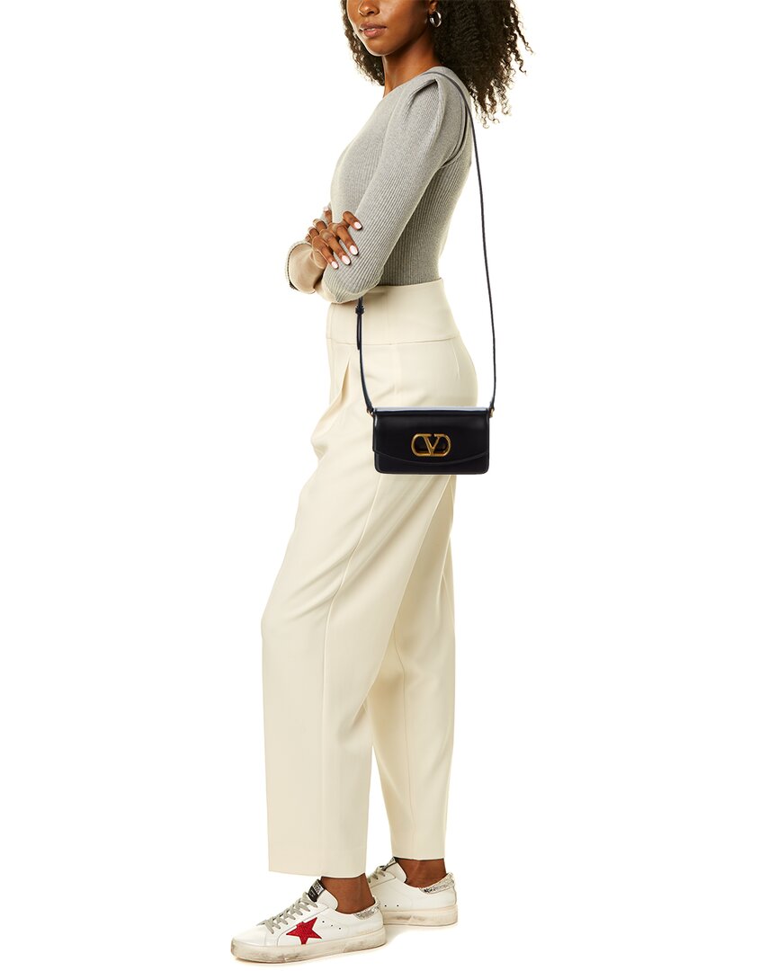Valentino Vlogo Leather Shoulder Bag – Bluefly