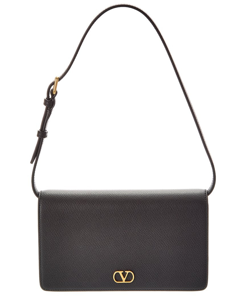 Valentino Vlogo Signature Mini Leather Shoulder Bag