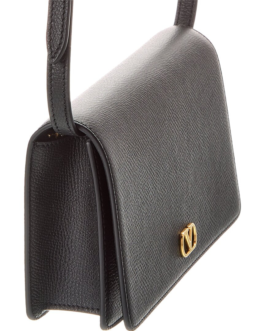 Valentino Vlogo Signature Mini Leather Shoulder Bag