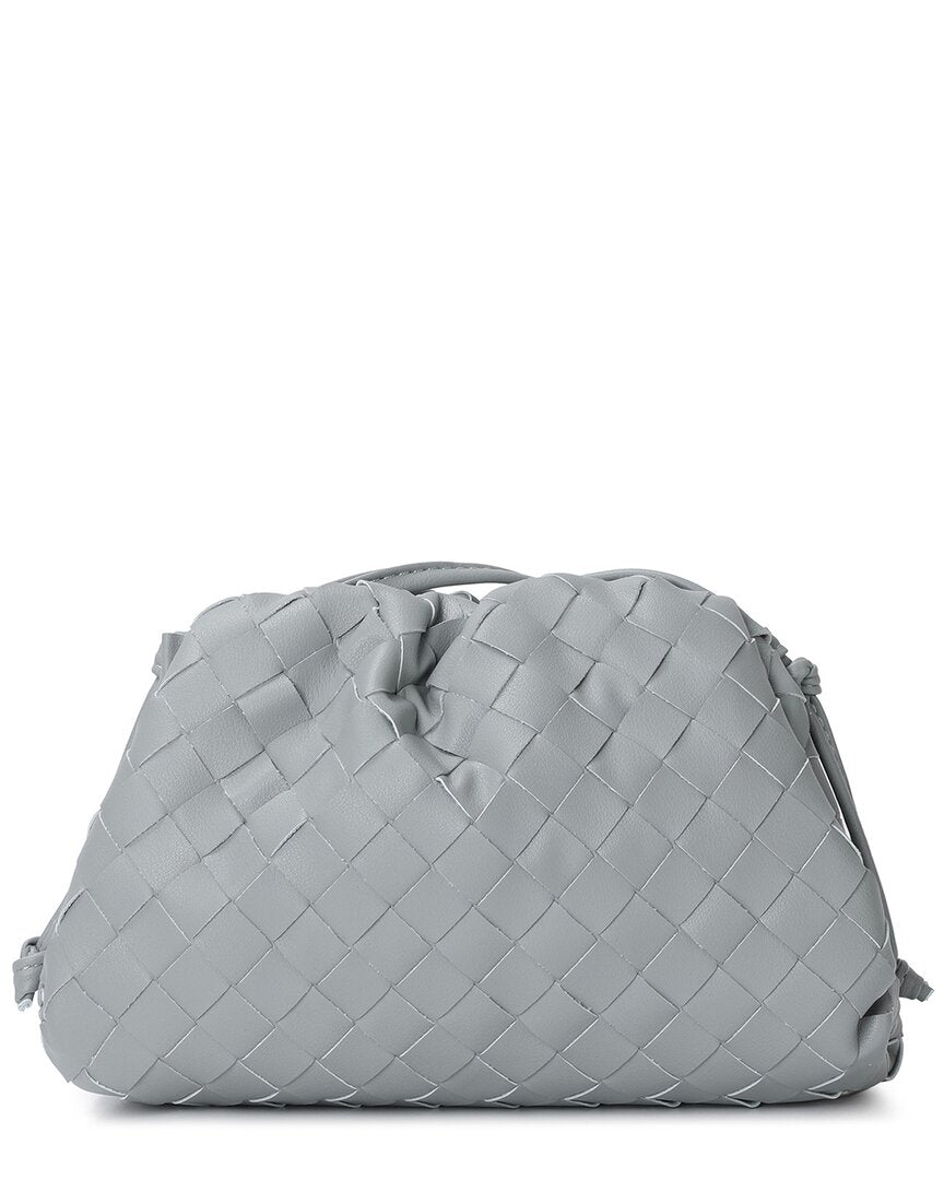 Tiffany & Fred Paris Woven Leather Pouch Shoulder Bag