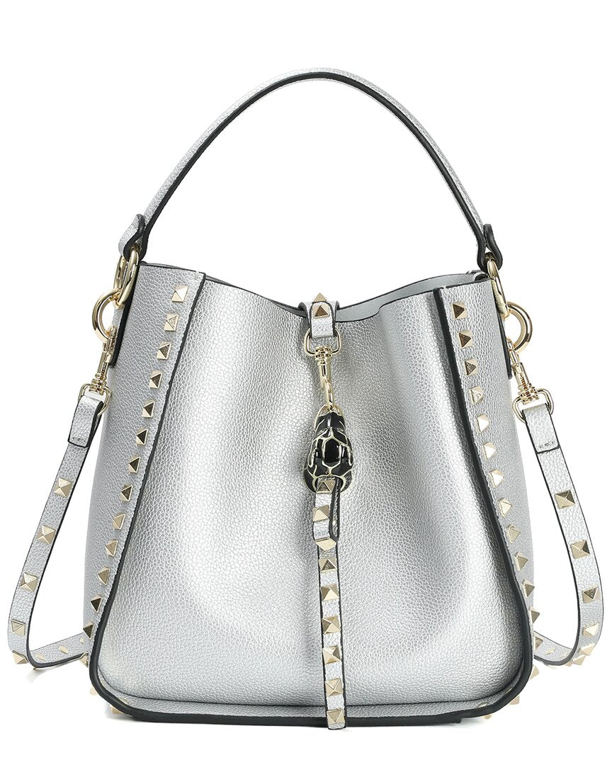 Tiffany & Fred Paris Leather Hobo Shoulder Bag