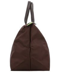 Longchamp Le Pliage Green Medium Canvas Handbag