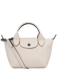 Longchamp Le Pliage Xtra Xs Leather Handbag, White