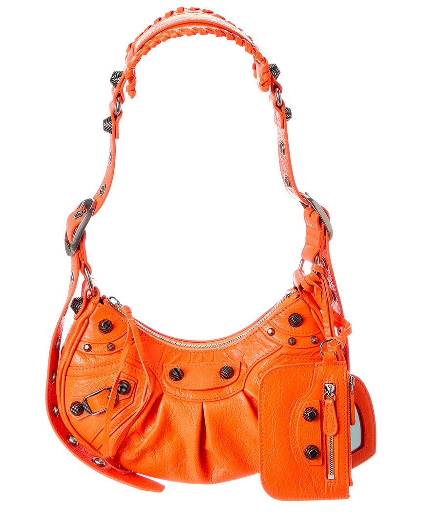 Balenciaga Balenciaga Le Cagole Xs Leather Hobo Bag