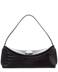 Jacquemus Le Calisson Croc-Embossed Leather Shoulder Bag