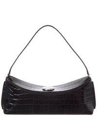 Jacquemus Le Calisson Croc-Embossed Leather Shoulder Bag