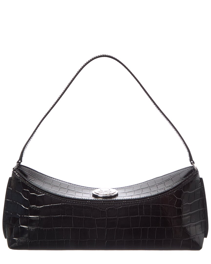 Jacquemus Le Calisson Croc-Embossed Leather Shoulder Bag