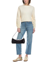 Jacquemus Le Calisson Croc-Embossed Leather Shoulder Bag