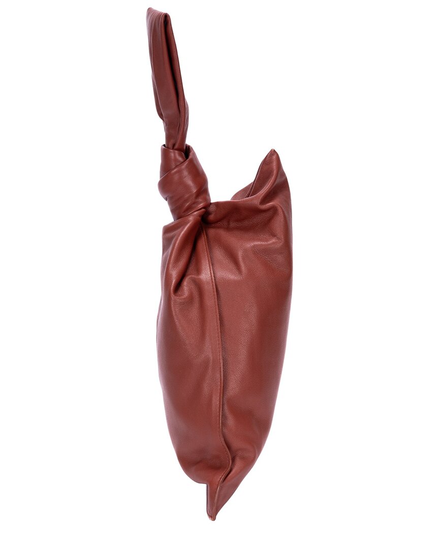 Bottega Veneta Bottega Veneta Brown Smooth Calfskin Leather Twist (Authentic Pre-Loved)